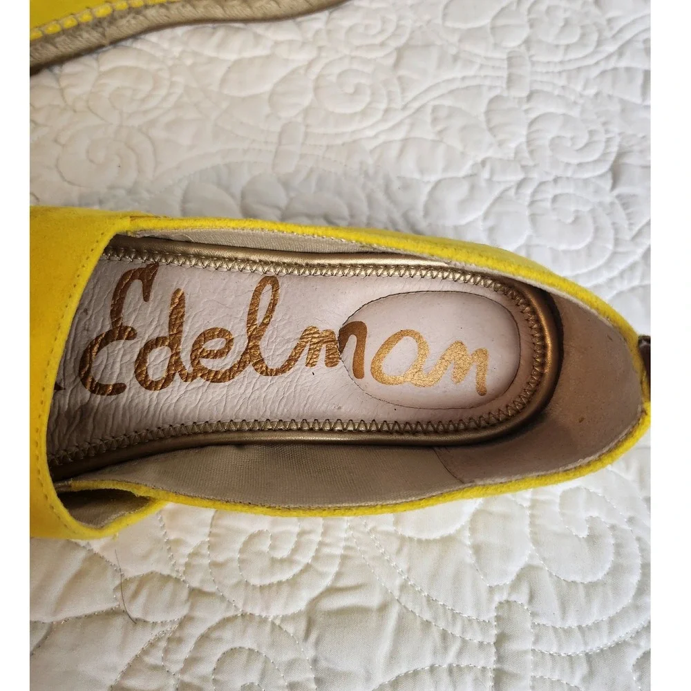 Sam Edelman Womans Yellow Espadrilles Women's‎ Shoes Size 7